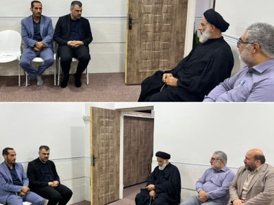 دیدار مدیرعامل شرکت آب و فاضلاب اهواز با نماینده ولی فقیه در استان خوزستان