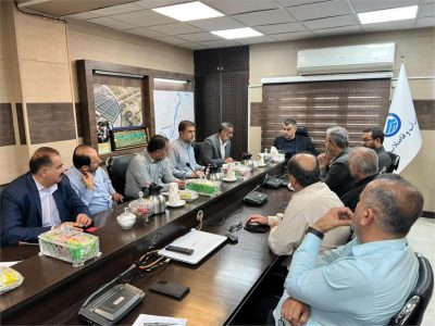 نشست مدیرعامل شرکت آبفا اهواز با امور آبفا حمیدیه برگزار شد