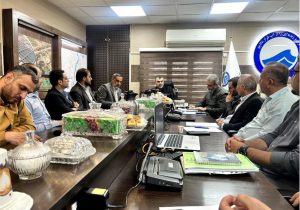 نشست مدیرعامل شرکت آبفا اهواز با امور آبفا باوی