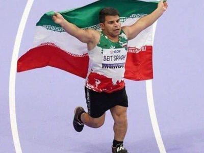 کسب مدال طلای مسابقات پارادوومیدانی توسط صادق بیت سیاح