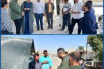 حضور میدانی مدیرعامل شرکت آب و فاضلاب اهواز در منطقه گلدشت