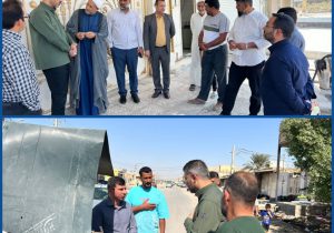 حضور میدانی مدیرعامل شرکت آب و فاضلاب اهواز در منطقه گلدشت