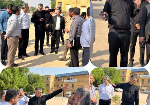 تأکید مدیرعامل آبفای اهواز بر تسریع بازسازی و محوطه‌سازی تصفیه‌خانه آب شماره ۲