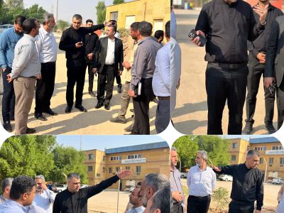 تأکید مدیرعامل آبفای اهواز بر تسریع بازسازی و محوطه‌سازی تصفیه‌خانه آب شماره ۲