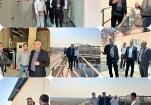 بازدید مدیرعامل شرکت آب و فاضلاب اهواز از تصفیه‌خانه فاضلاب شرق