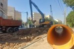 اجرای طرح جمع‌آوری فاضلاب هزار در منطقه زیتون کارمندی و ملی راه اهواز