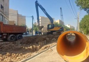 اجرای طرح جمعآوری فاضلاب هزار در منطقه زیتون کارمندی و ملی راه اهواز