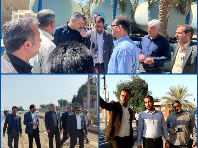 آغاز عملیات اجرایی خط انتقال سه کیلومتری آب خام تأسیسات شهدای ام‌الغریب