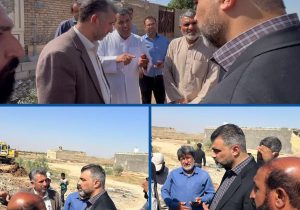 گام‌های عملی آبفا اهواز برای بهبود وضعیت آب در ملاشیه با حضور میدانی مهندس عبیداوی