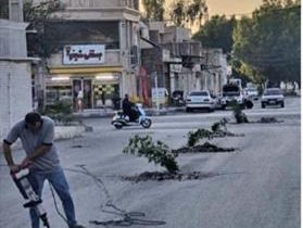 همسان سازی درب منهول های معابر شهرداری منطقه یک اهواز