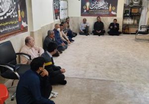 برگزاری مراسم پرفیض زیارت عاشورا به مناسبت ایام فاطمیه و شهادت فاطمه زهرا (س) در شهرداری منطقه ۴