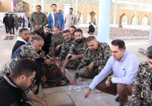 تجدید میثاق کارکنان و بسیجیان اروندان با آرمان‌های امام راحل و شهدا