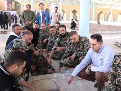 تجدید میثاق کارکنان و بسیجیان اروندان با آرمان‌های امام راحل و شهدا