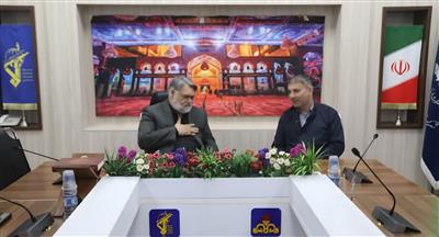 دیدار مدیر عامل نفت و گاز مارون با فرمانده مرکز بسیج شهید تندگویان