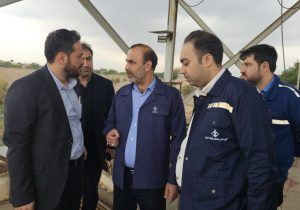 بازدید مدیرعامل آب و فاضلاب استان خوزستان از اسکله آبرسانی گروه ملی صنعتی فولاد ایران