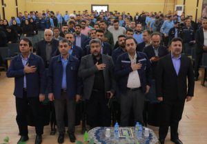 مراسم گرامیداشت پنجمین سالگرد تدفین شهدای گمنام و یادواره ۵۸ شهید گروه ملی صنعتی فولاد ایران برگزار شد