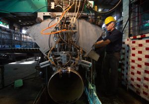 ثبت رکوردی جدید در تولید لوله‌های سایز ۶ اینچ NACE در کارخانه شماره ۳ لوله‌سازی اهواز