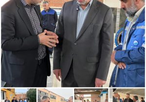 بازدید نماینده مردم اهواز از تصفیه‌خانه آب شهید منجزی