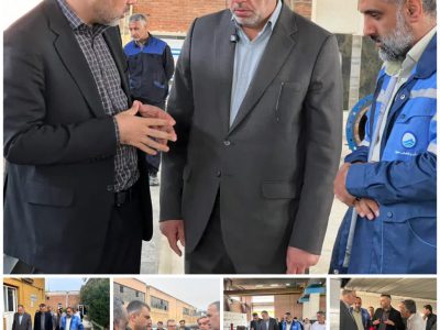 بازدید نماینده مردم اهواز از تصفیه‌خانه آب شهید منجزی