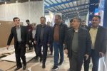 بازدید مهندس حاتمی از مراحل برپایی شانزدهمین نمایشگاه  صنعت نفت خوزستان