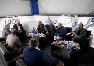 بازدید جمعی از مدیران و روئسای شرکت نفت و گاز اروندان از نمایشگاه صنعت نفت خوزستان