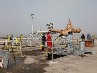 چاه شماره ۳۵ دارخوین وارد مدار تولید شد