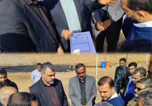 کلنگ پروژه آبرسانی به روستای قلعه سحر به زمین خورد