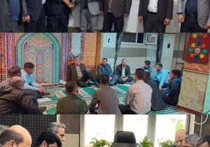 پیگیری مسائل خانواده‌های شهدا و ایثارگران با حضور مشاور امور ایثارگران شرکت آب و فاضلاب کشور در اهواز