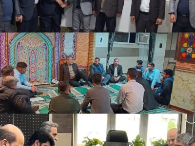 پیگیری مسائل خانواده‌های شهدا و ایثارگران با حضور مشاور امور ایثارگران شرکت آب و فاضلاب کشور در اهواز