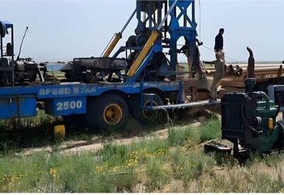 حفر یک حلقه چاه آب شرب تراوشی در مناطق روستایی خوزستان
