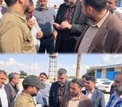 بازدید از تأسیسات آبرسانی دهکده با هدف ارتقای ظرفیت و بهبود خدمات‌رسانی